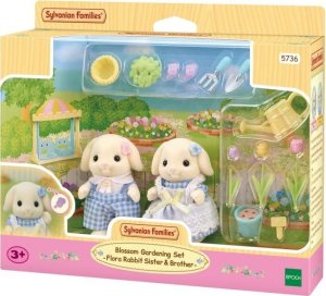 Figurka Epoch SYLVANIAN kwiatowy zest z królikami Flora 05736 1