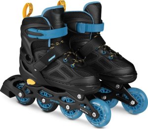 Rolki Spokey QUATTRO z wymienną płozą regulowane czarne r. 34-37 3