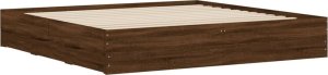 vidaXL vidaXL Rama łóżka z szufladami, brązowy dąb, 180x200 cm 4