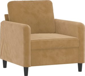 Triton Fotel, brązowy, 60 cm, obity aksamitem 2