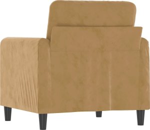 Triton Fotel, brązowy, 60 cm, obity aksamitem 5