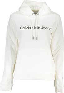 Calvin Klein BLUZA DAMSKA CALVIN KLEIN BEZ ZAMKU BIAŁA XS EU 1