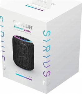 Lampa sufitowa Sencor SIRIUS 2 MINI BLACK  16W 9