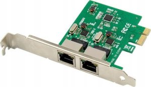 Kontroler MicroConnect PCI-E 8111F Dual-RJ45 Gigabit 1