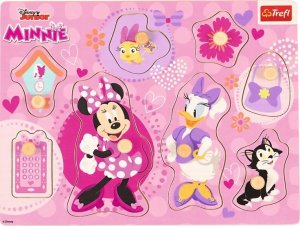 Trefl Puzzle medium drewniane - Minnie Mouse TREFL 1