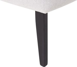 Beliani Szezlong prawostronny biały BIARRITZ 7