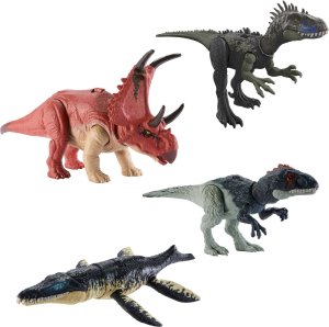 Figurka Mattel Jurassic World Wild Roar Hesperosaurus toy figure 9