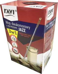 Ravi Mop dwukomorowy z wyciskaczem Jazz 3w1 4
