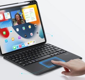 Dux Ducis DK z klawiaturą bezprzewodową do iPad 4/5/iPad Pro 11 (2018/2020/2021/2022) czarne 3