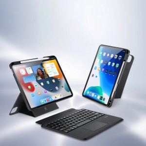 Dux Ducis DK z klawiaturą bezprzewodową do iPad 4/5/iPad Pro 11 (2018/2020/2021/2022) czarne 10
