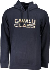 Cavalli Class NIEBIESKA BLUZA MĘSKA BEZ ZAMKA KLASY CAVALLI L 1