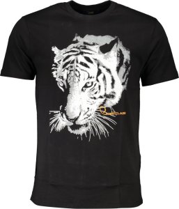 Cavalli Class T-SHIRT MĘSKI Z KRÓTKIM RĘKAWEM KLASY CAVALLI CZARNA M 1