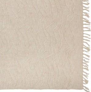 Atmosphera Bawełniana narzuta na łóżko DAISE, beżowa, 240 x 260 cm 3