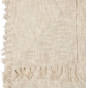 Atmosphera Bawełniana narzuta na łóżko DAISE, beżowa, 240 x 260 cm 4