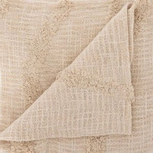 Atmosphera Bawełniana narzuta na łóżko DAISE, beżowa, 240 x 260 cm 7