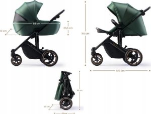 Wózek KinderKraft KINDERKRAFT WÓZEK GŁĘBOKO-SPACEROWY PRIME 2 2W1 SZARY 4