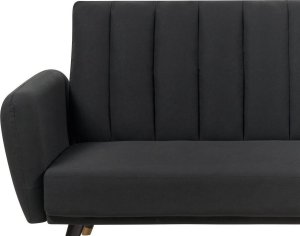 Beliani Sofa rozkładana czarna VIMMERBY 6