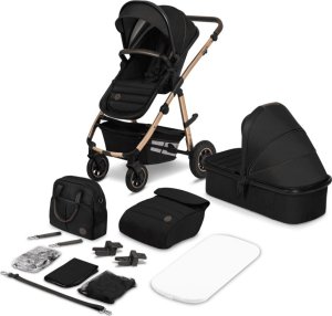 Wózek Lionelo Universalus vežimėlis Lionelo Amber 2 in 1, Black Onyx 3