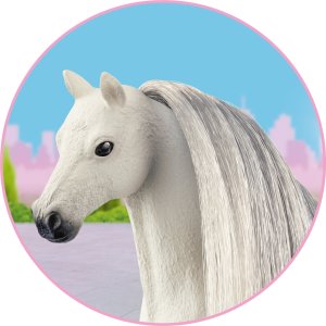 Teka Beauty Horses - Włosy dla koni szare 1