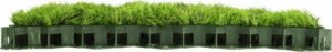 Bradas Kratka ogrodowa zielona 40mm /60cm x 60cm Multi Grid (KRMG40GY) 2