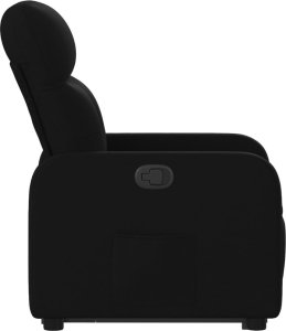 vidaXL vidaXL Podnoszony fotel rozkładany, czarny, obity tkaniną 9