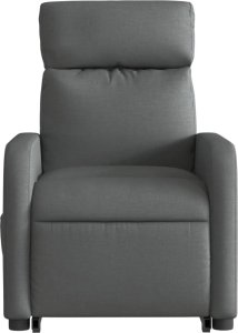 Triton Podnoszony fotel rozkładany, ciemnoszary, obity tkaniną 9