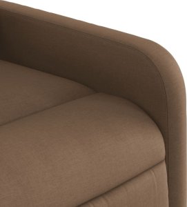 vidaXL Podnoszony fotel masujący, elektryczny, rozkładany, brązowy 12