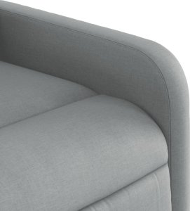 Triton Rozkładany fotel masujący, elektryczny, jasnoszary, tkanina 11