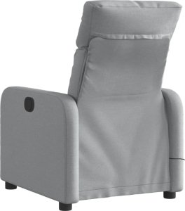 Triton Rozkładany fotel masujący, elektryczny, jasnoszary, tkanina 5