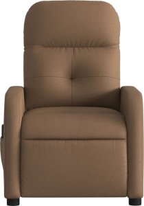 Triton Rozkładany fotel masujący, elektryczny, brązowy, tkanina 8