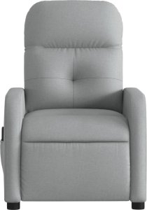 Triton Rozkładany fotel masujący, elektryczny, jasnoszary, tkanina 8