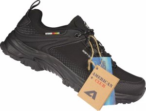 Buty trekkingowe męskie American Club Męskie buty trekkingowe American Club WT-169/24 czarne buty sportowe 42 1