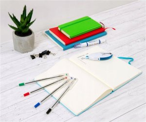 MemoBe Długopis biurowy 0,7mm czarny tuba (20szt) MemoBe 3