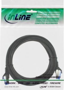 InLine InLine® Patch cable armoured, U/FTP, Cat.6A, black, 3m 1