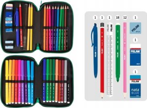 Piórnik Teka Piórnik 2-poziomowy z wyposażeniem Dinos MILAN 2