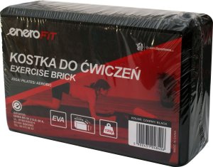 Triton BLOK KOSTKA DO ĆWICZEŃ JOGI ENERO FIT czarna 2