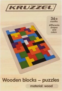 Kruzzel Układanka drewniana- puzzle (22667) 11