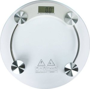 Verk Elektroniczna waga łazienkowa 180 kg szklana lcd Elektroniczna waga łazienkowa 180 kg szklana lcd 1