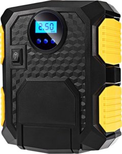 Kompresor samochodowy Verk Kompresor samochodowy pompka sprężarka 12v led lcd Kompresor samochodowy pompka sprężarka 12v led lcd 10