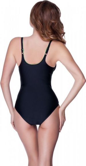 Aqua-Speed Kostium pływacki GRETA 44/01 czarno-zielony (44590) 2