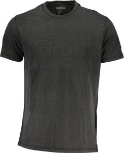 Guess Jeans CZARNA MĘSKA KOSZULKA Z KRÓTKIM RĘKAWEM GUESS JEANS L 1