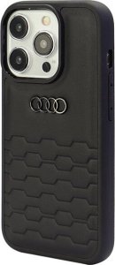 Audi GT Synthetic Leather iPhone 15 Pro 6.1"czarny/black hardcase AU-TPUPCIP15P-GT/D2-BK NoSize 3
