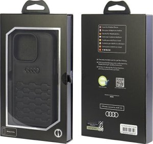 Audi GT Synthetic Leather iPhone 15 Pro 6.1"czarny/black hardcase AU-TPUPCIP15P-GT/D2-BK NoSize 4