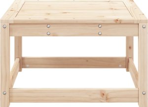 vidaXL vidaXL Podnóżek ogrodowy, lite drewno sosnowe 4