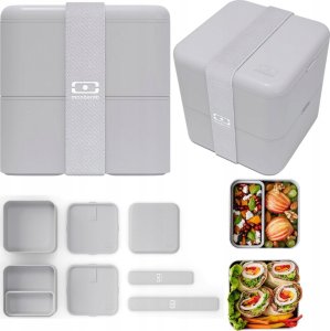 Monbento Monbento Bento Square Grey Coton szary 1