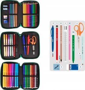 Piórnik Teka Piórnik 3-poziomowy z wyposażeniem Dinos MILAN 2