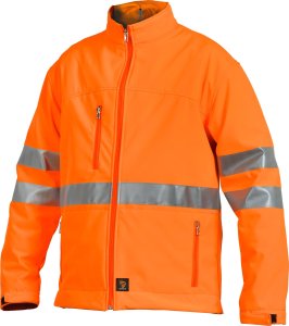 Kurtka męska PROCERA Softshell K - Kurtka sezonowa z polarową podszewką przepuszczająca powietrze - szary 2XL 4