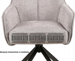 Signal Krzesło obrotowe do salonu NOTTI Brego oliwkowe Signal 4