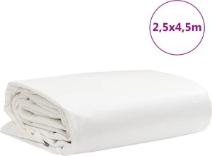 vidaXL Plandeka, biała, 2,5x4,5 m, 600 g/m² 8
