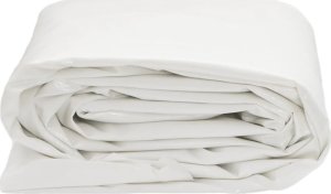 vidaXL Plandeka, biała, 4x7 m, 600 g/m² 3